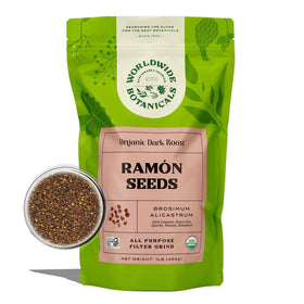 Origin story: Maya Biosphere Reserve Ramon seeds from sustainable harvest.