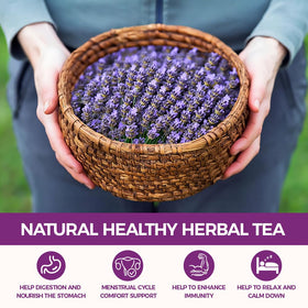 WOTIHA Gluten-free and caffeine-free Lavender Powder for clean recipes