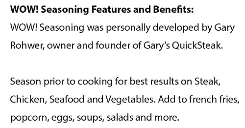 Crispy fries seasoned with Wow! Seasoning for enhanced flavor