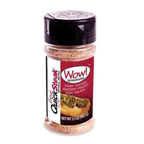 Wow! Seasoning Gary’s QuickSteak bottle enhances beef flavor for dinner