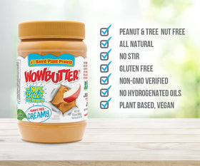 Kitchen scene featuring WOWBUTTER ready for meals.