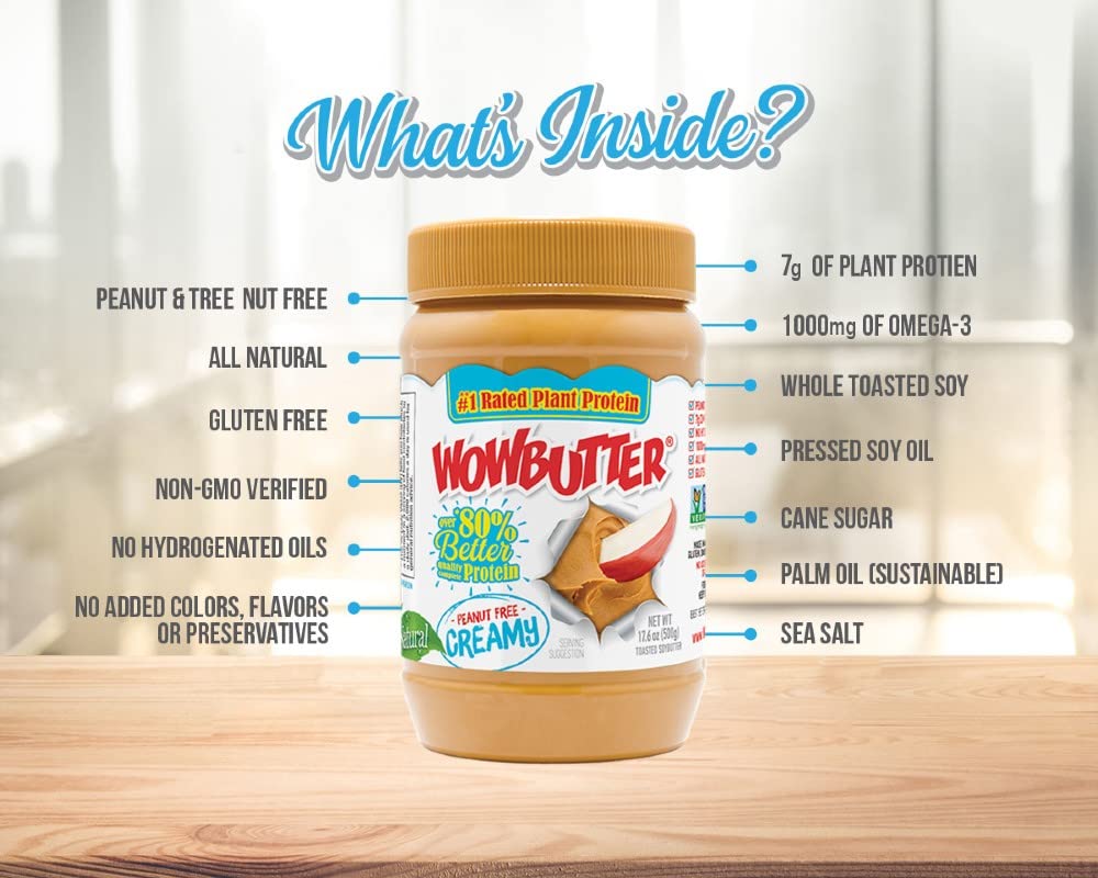 WOWBUTTER creamy spread on toast for quick breakfast ideas