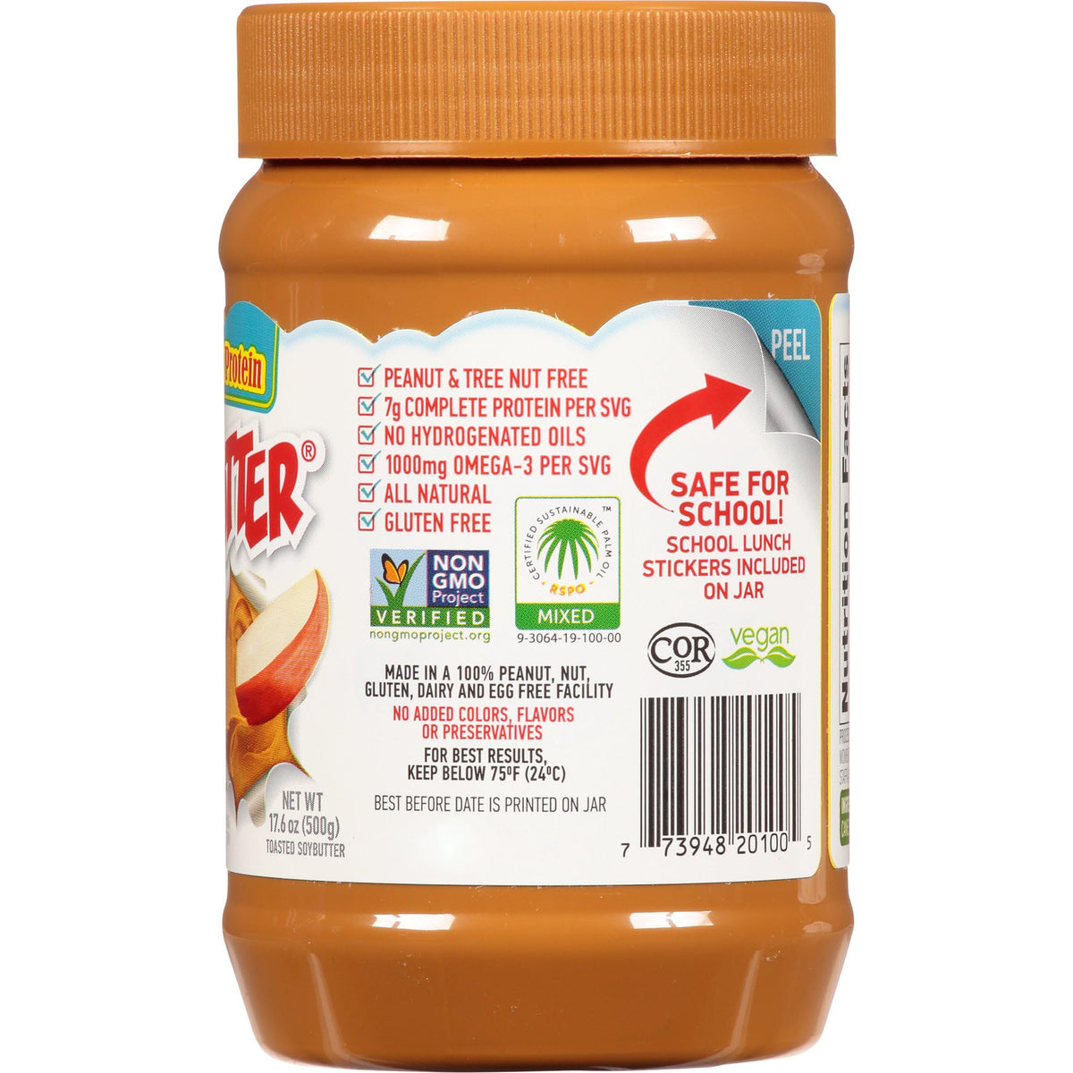 WOWBUTTER non-GMO, kosher, halal, vegan status in product context