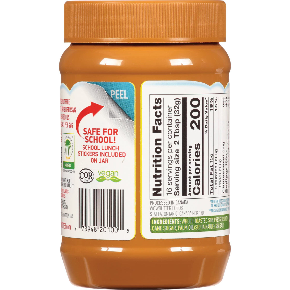 WOWBUTTER omega-3 and plant-protein benefits illustrated