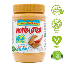 WOWBUTTER pack of 3 jars ready for family nut-free meals