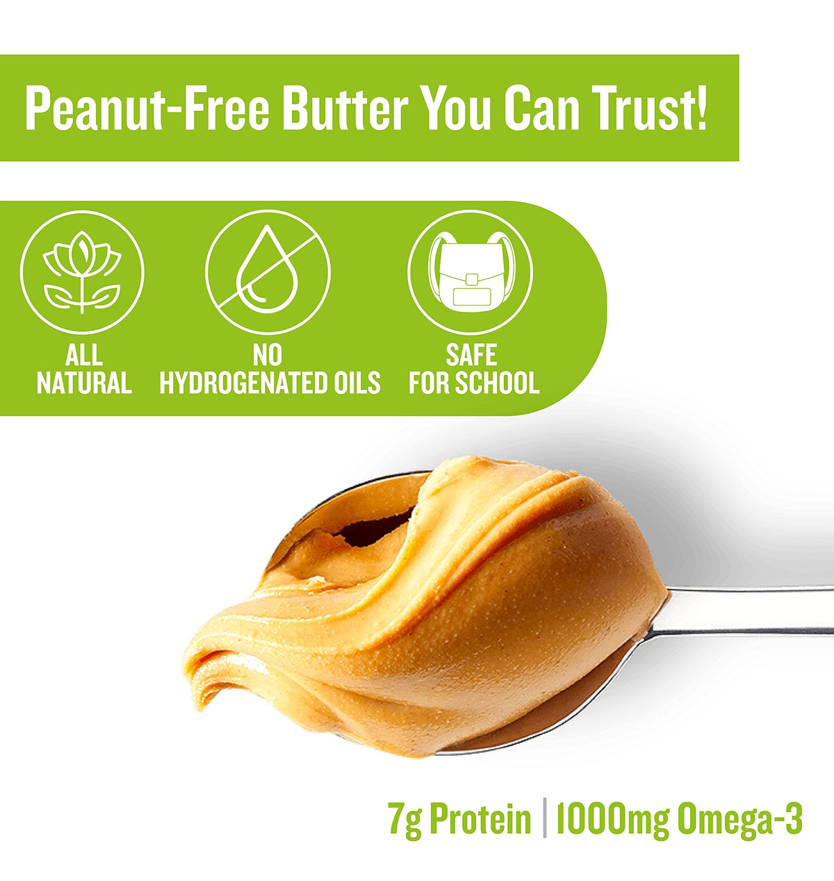 Nutrition panel on WOWBUTTER highlights plant protein.