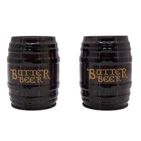 Wowser Butterbeer chewy candy barrel tin close-up showing collectible design.