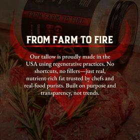 Wrath & Remedy beef tallow storage tips ensure long shelf life.