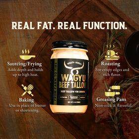 Keto-friendly cooking with Wrath & Remedy Wagyu Tallow