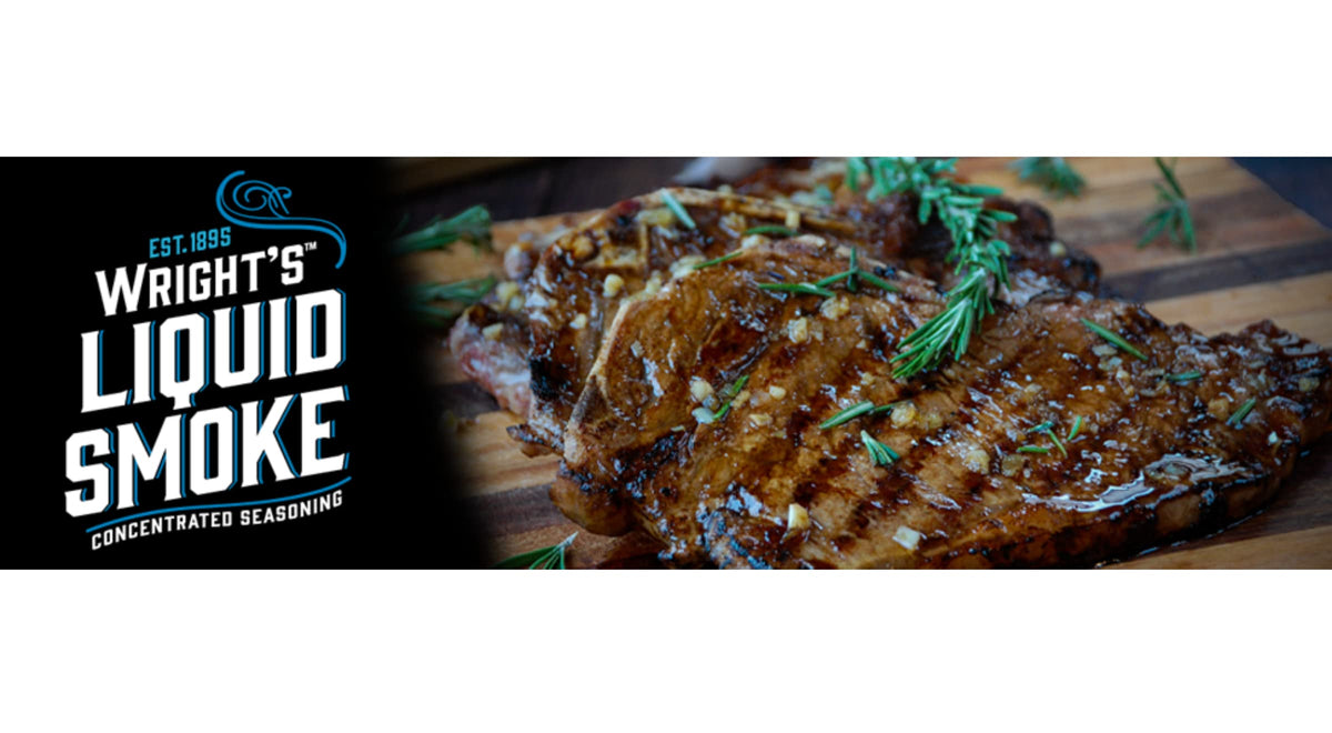 Wright's Applewood Liquid Smoke in a kitchen setup for weeknight meals