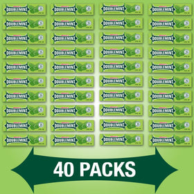 Mint flavor artwork on Doublemint gum packaging highlights freshness