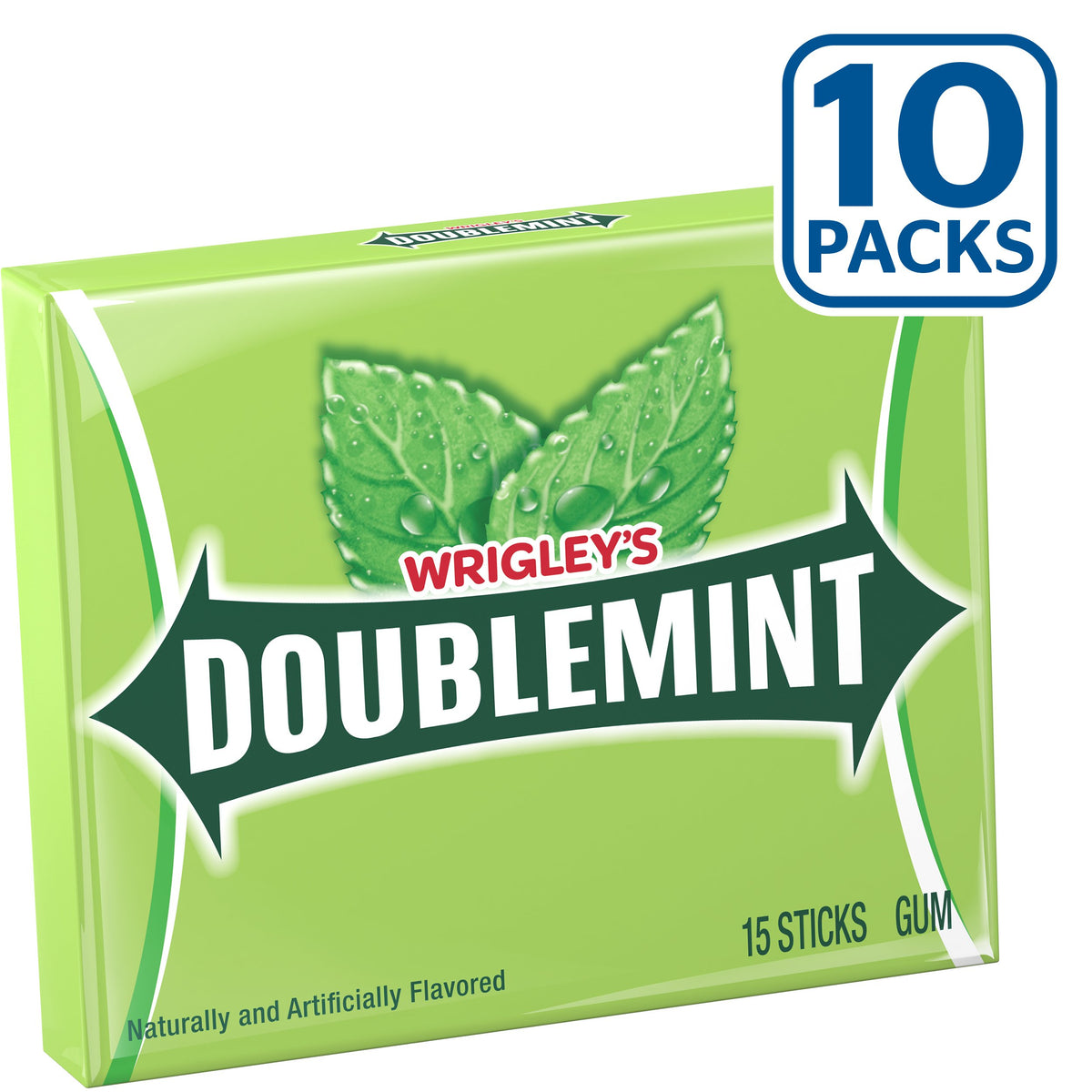 Wrigley's Doublemint single-pack image handy for on-the-go freshness