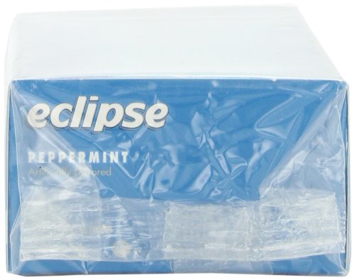Wrigley's Eclipse Mints Peppermint candies outside packaging for quick breath refresh.