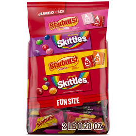 Wrigley's Skittles Original Fun Size bulk bag for sharing colorful fruit flavors