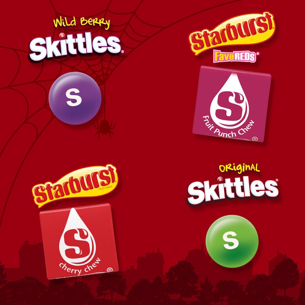 Wrigley's Skittles Wild Berry Fun Size bulk bag with bold berry notes