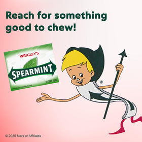 Individual gum stick with wrapper visible for on-the-go freshness