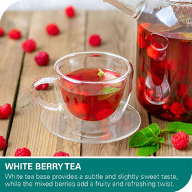 Refreshing iced WT WEETEE tea poured over ice for a crisp finish.