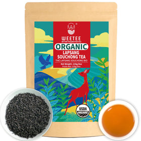 WT WEETEE Lapsang Souchong loose leaf tea with bold smoky aroma for a satisfying cup