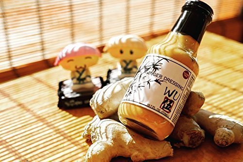Wu Dressing powerfoods closeup with onion, garlic, ginger blend