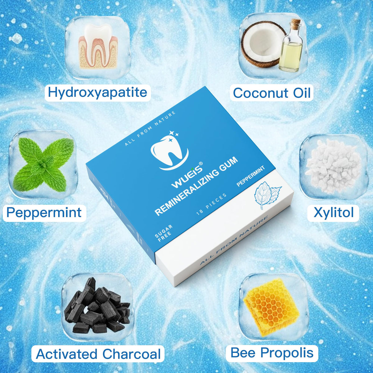 WUEIS 18 pieces per pack ideal for work or travel
