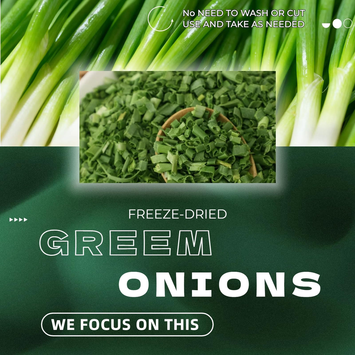 WYHHNDY Green Onions, stir-fry ready, delivering quick weeknight flavor.
