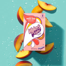 12-box case of Wyler's Light Watertok Peach Ring provides 96 servings.