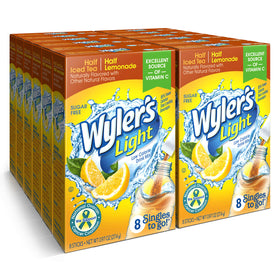 Wyler's Light Half-n-Half bottle pour for quick hydration on the go