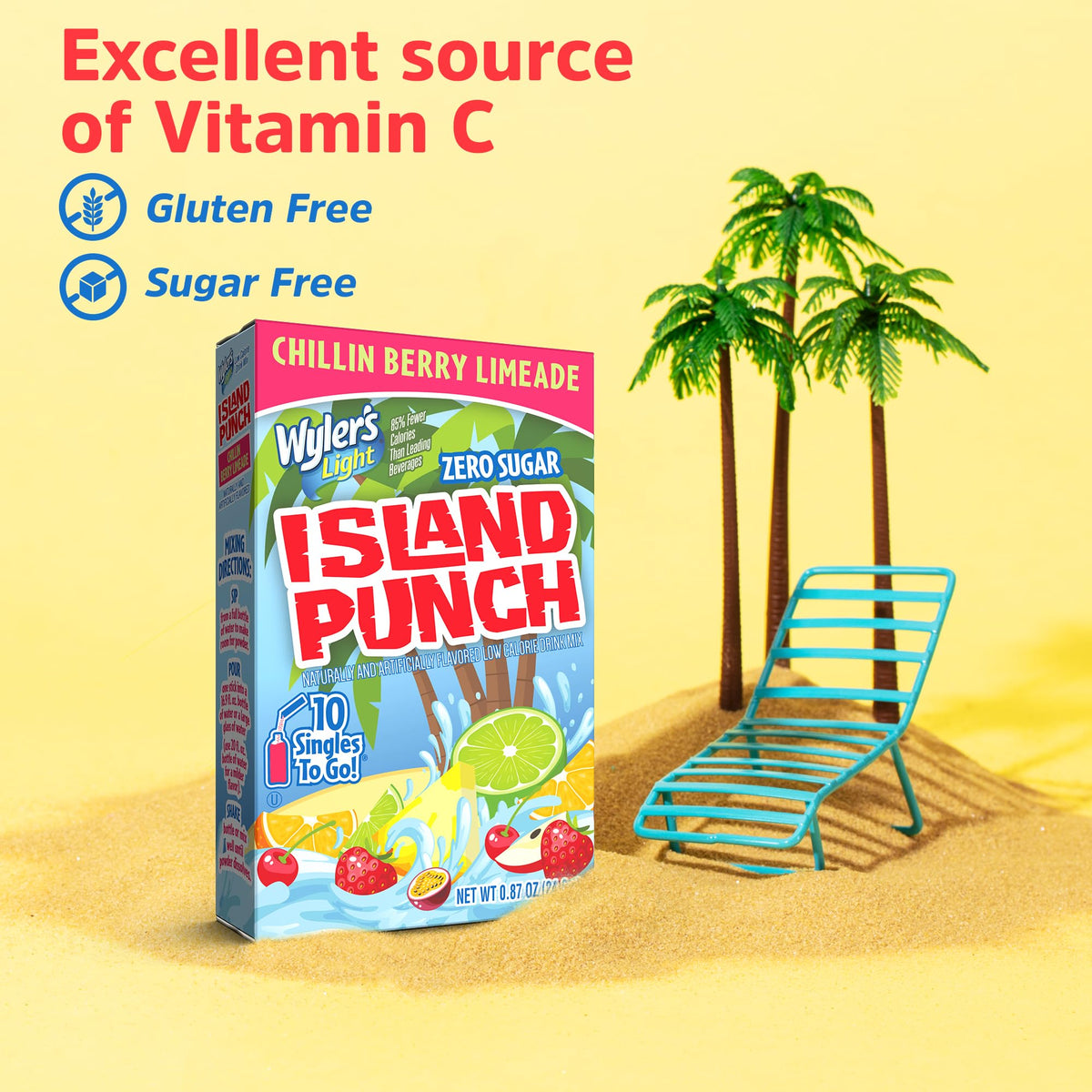 Wyler's Light five-flavor variety offers tropical hydration options.