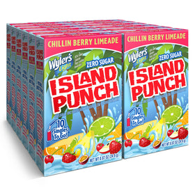 Wyler's Light Island Punch Singles To Go pack for on-the-go hydration.
