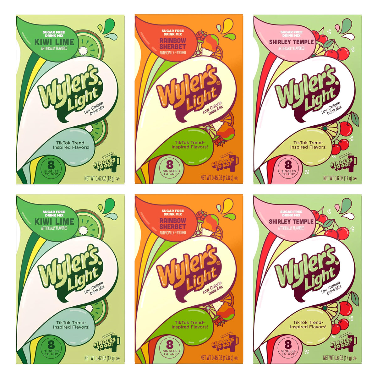Wyler's Light Kiwi Lime stick for refreshing, sugar-free hydration on the go
