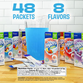 Wyler's Light Kiwi Strawberry pitcher pack—low-calorie flavor boost for water.