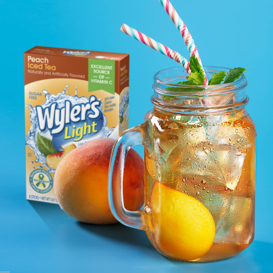 Wyler's Light on-the-go hydration setup suitable for office and gym.