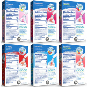 Wyler's Light single-serve packets displayed in a box for travel-ready flavor.