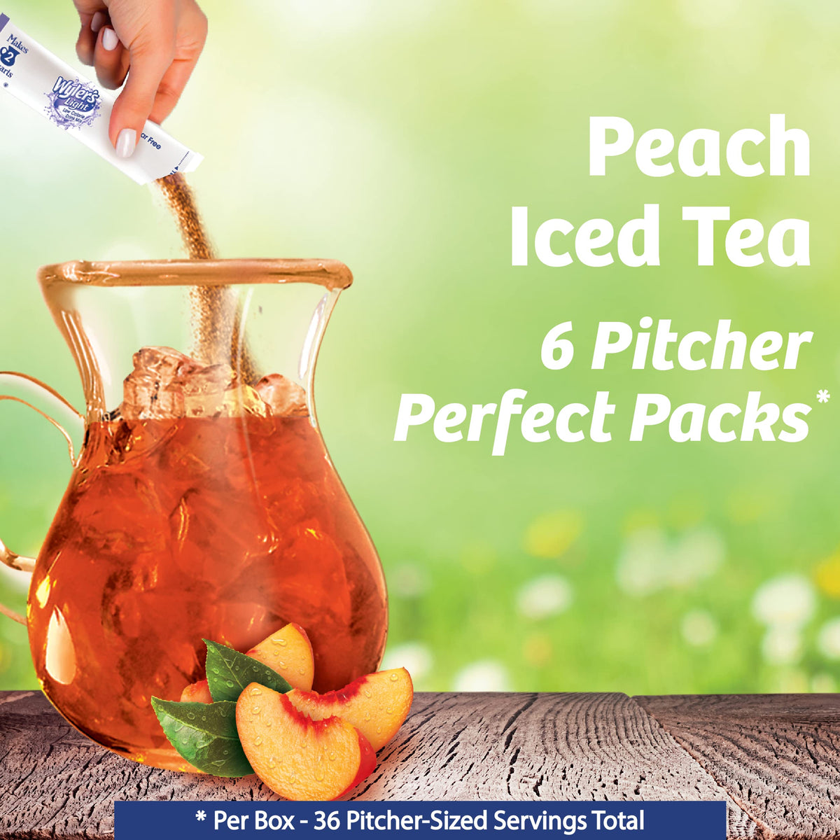 Wyler's Light pitcher packs 12 quarts per box ready for batch beverage prep