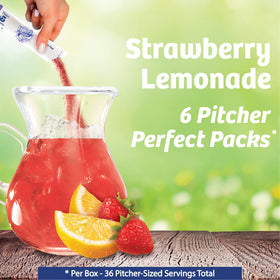 Wyler's Light Pitcher Packs box highlights 72 quarts per case for value.