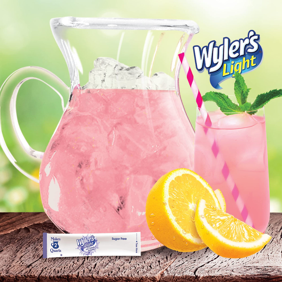 Wyler's Light party-table setup offers crowd-pleasing flavors for gatherings.