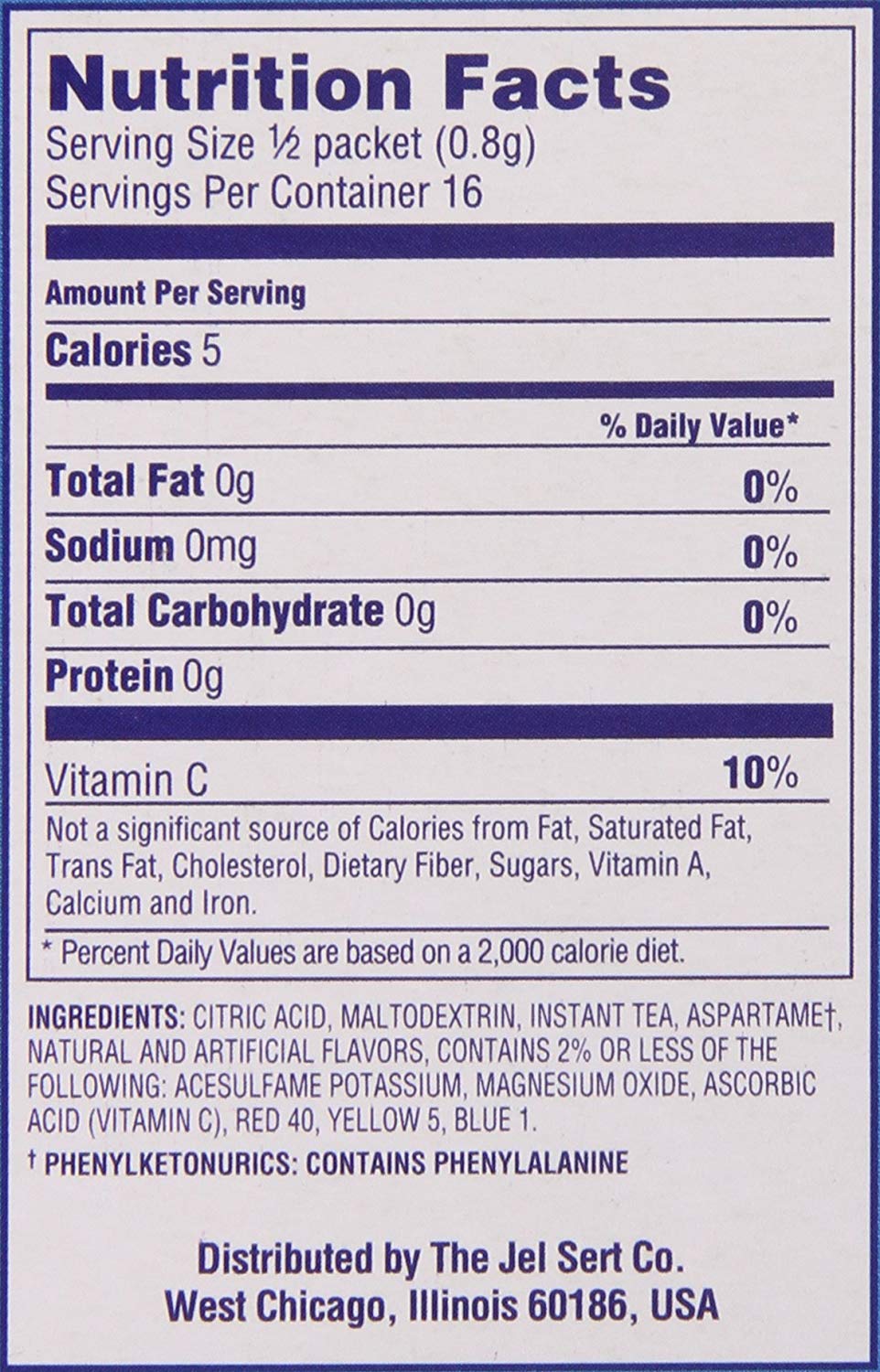 Wyler's Light Raspberry 8-pack box shown on a countertop.
