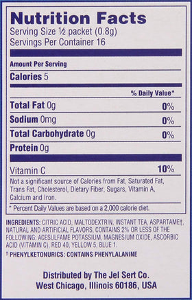Wyler's Light Raspberry 8-pack box shown on a countertop.