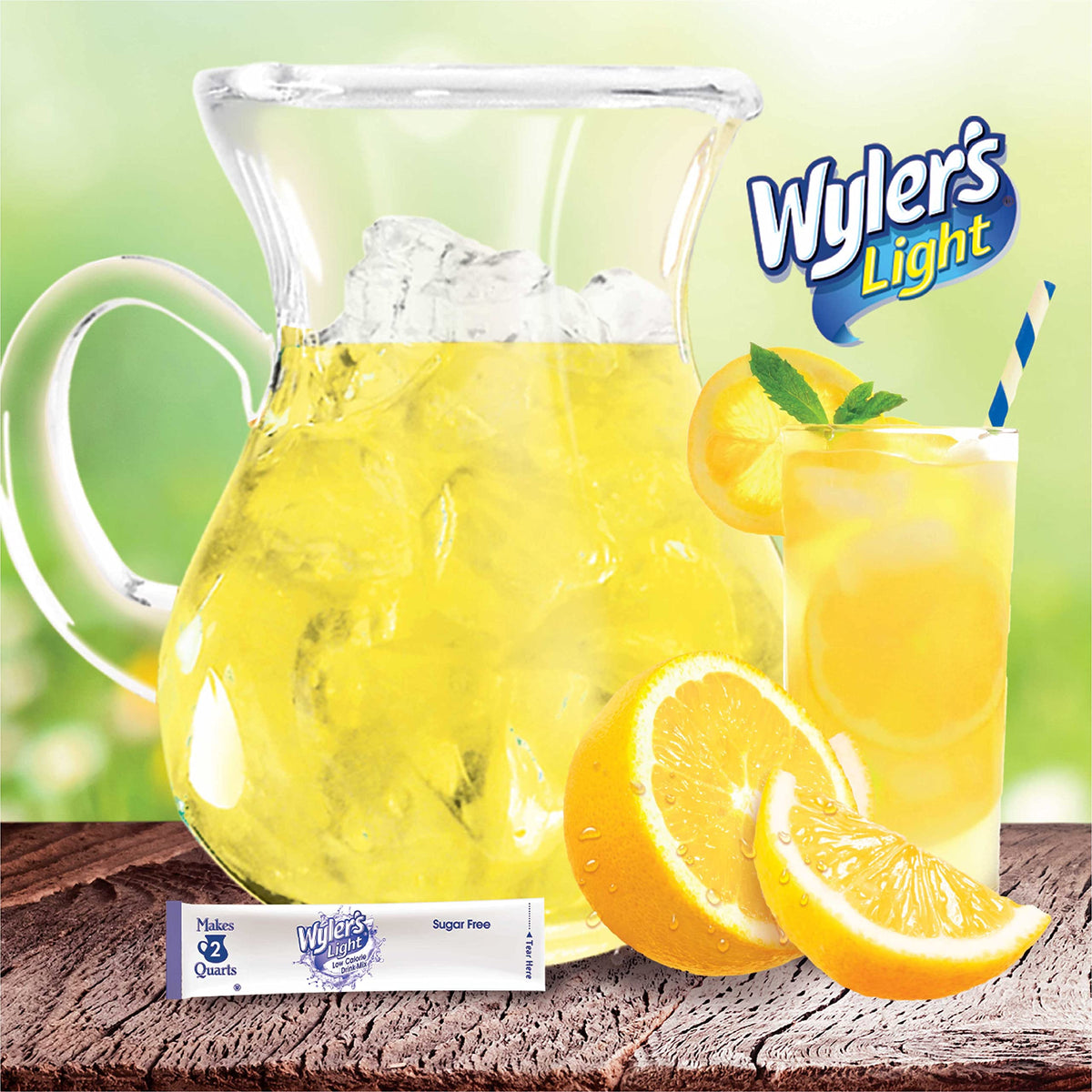 Wyler's Light Recyclable Packaging emphasize eco-friendly packaging.