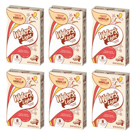 Wyler's Light Vanilla singles-to-go packets for easy hydration on the move.