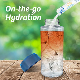 Wyler's Light mix in a water bottle for simple shake-and-dissolve.