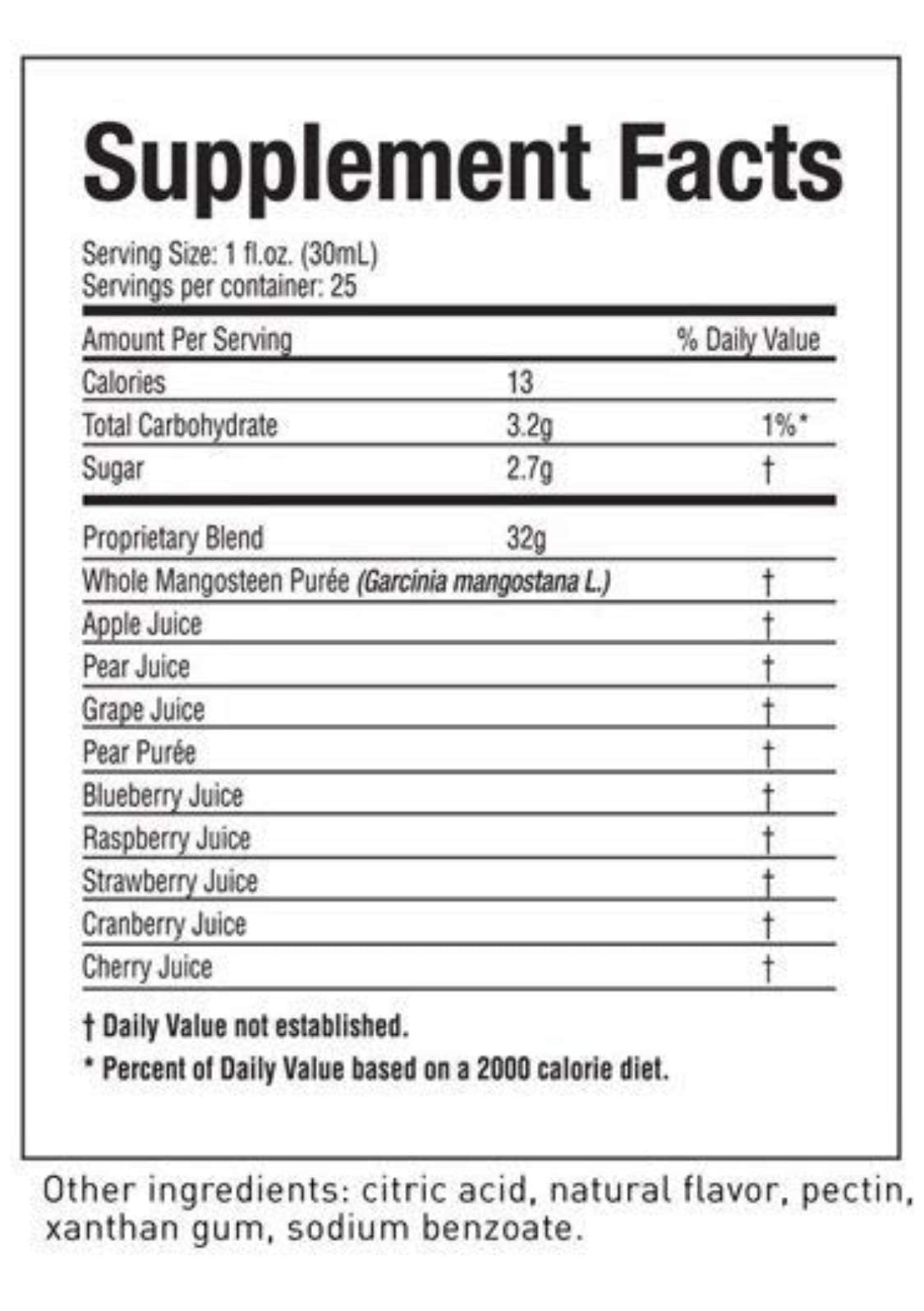 XANGO Mangosteen juice case view, convenient four-bottle pack for on-the-go