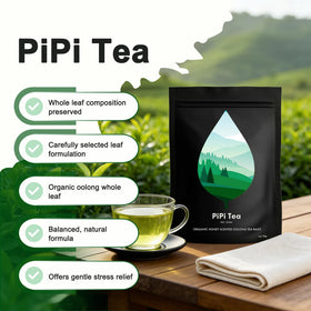 XCFXCF Pipi Tea whole-leaf-oolong emphasizes richer flavor and purity.