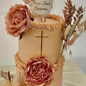XIAOYUE cross cake charm protective film shields surface during transit and handling