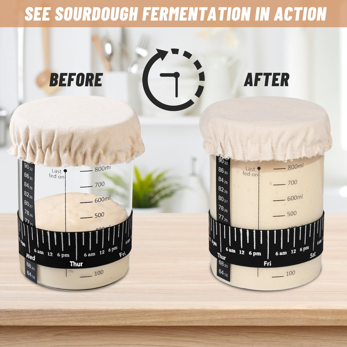 Jar spatula helps scrape and clean the jar for consistent texture
