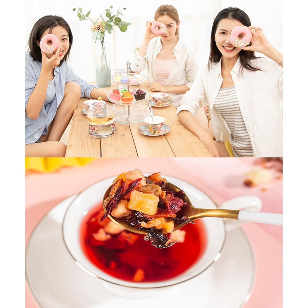 XINANDYAO Fruit tea ingredients close-up, natural dried fruits