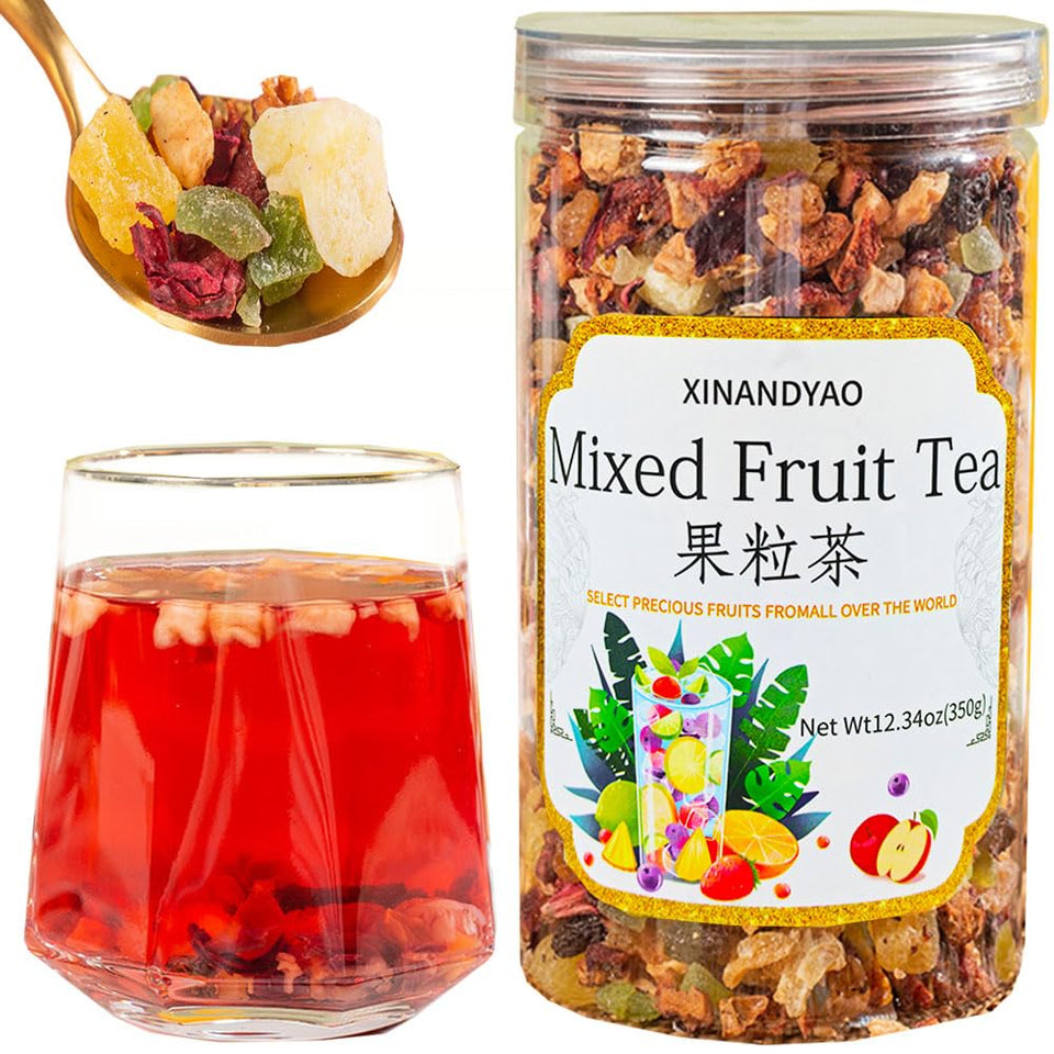 XINANDYAO Mixed Fruit Tea packaging for hot or iced brews