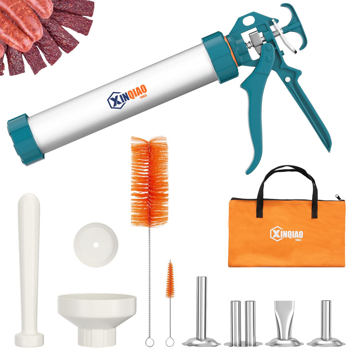 XINQIAO beef jerky gun with aluminum tube for home use