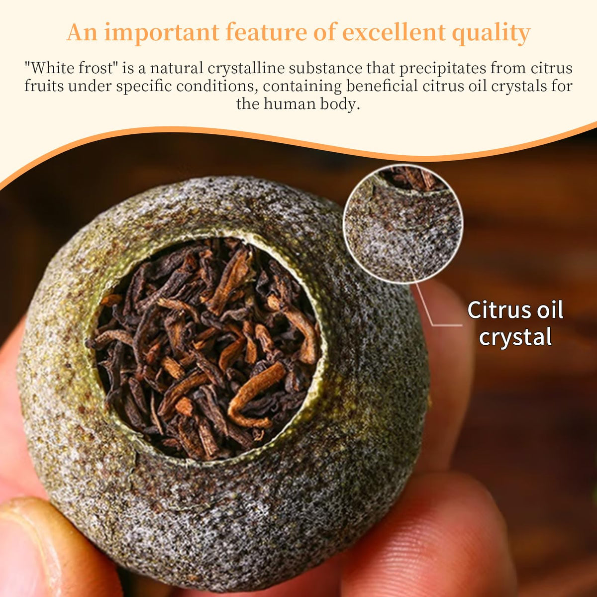 XIXICHA Ripe Pu-erh leaves with tangerine peels, packaging highlights craftsmanship.