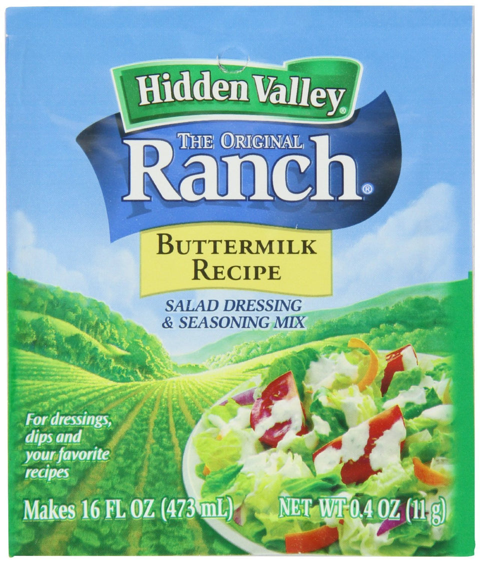 XIYNBH Original Ranch buttermilk dressing packets for quick, flavorful salads and dips